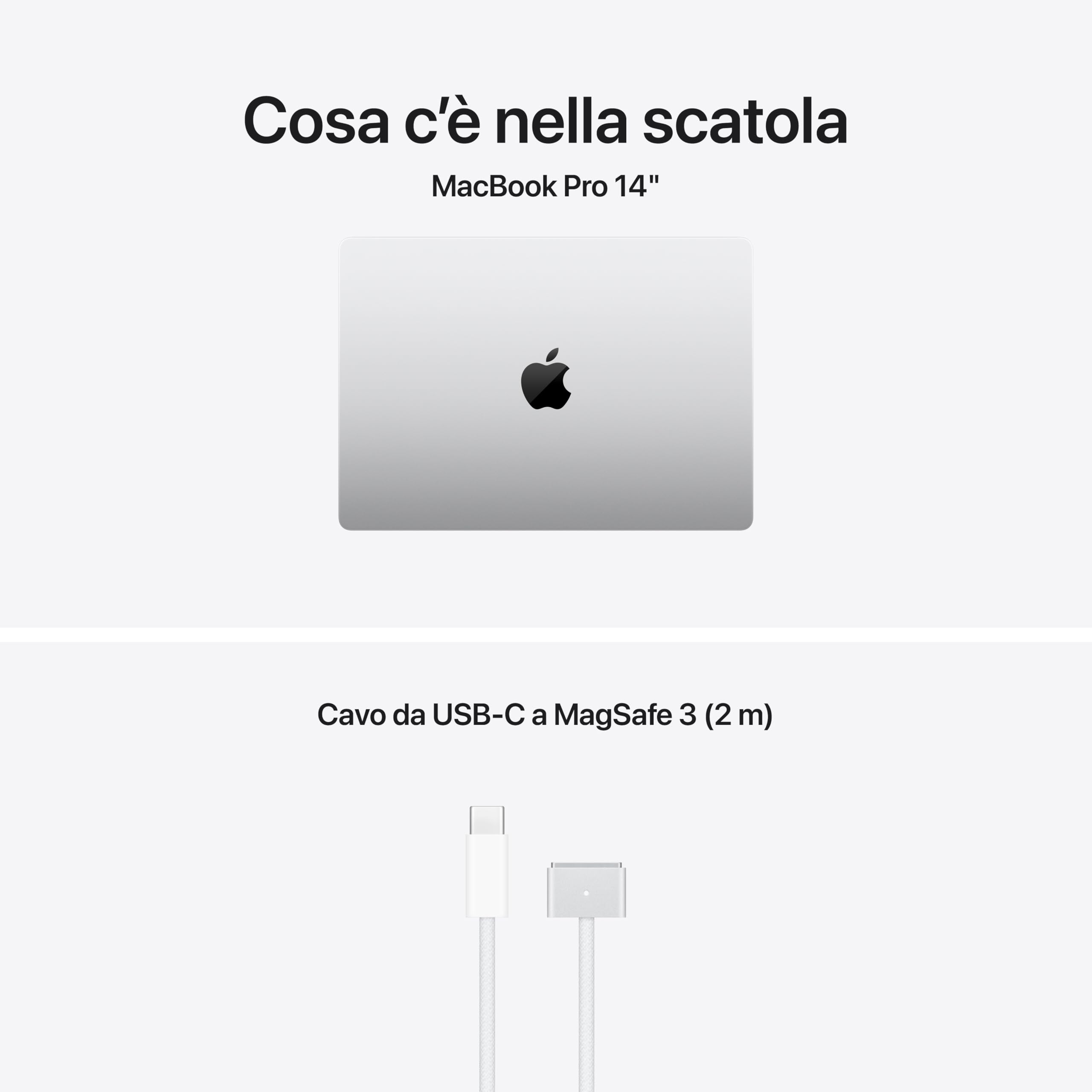 Apple 2025 MacBook Pro Laptop con chip M5, CPU 10 core, GPU 10 core: progettato per Apple Intelligence, display Liquid Retina XDR 14,2", memoria unificata [16GB], SSD [512GB]; Nero siderale